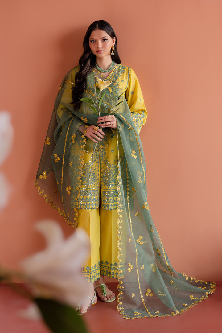 Zane 3Pc - Embroidered Lawn Dress