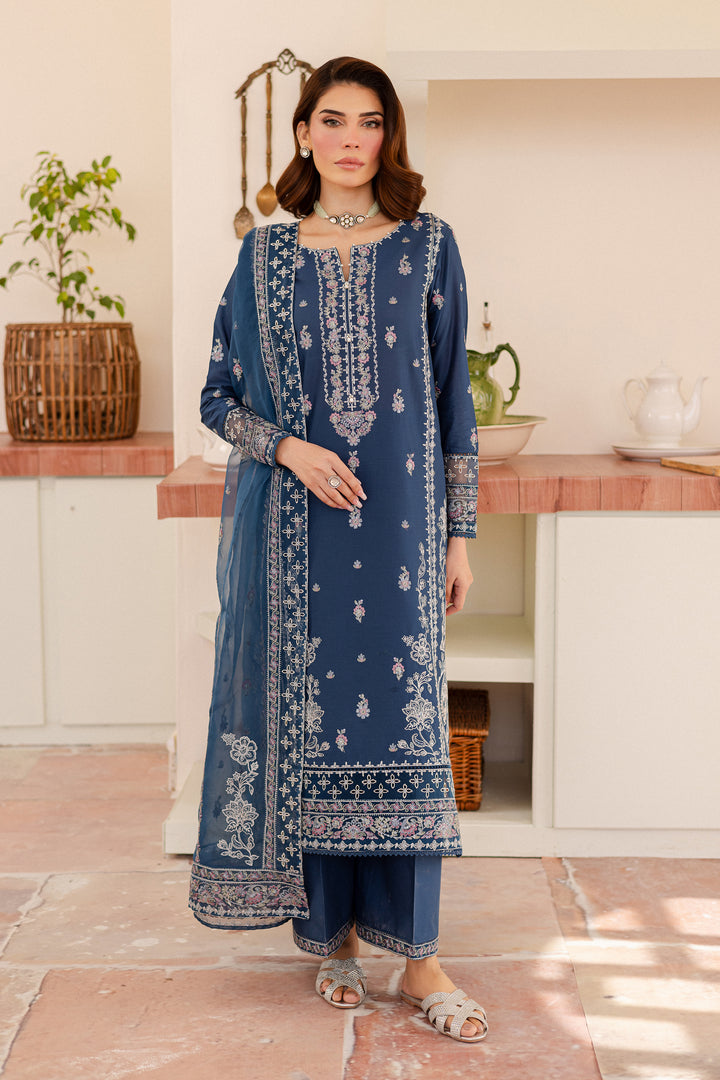 Alana 3Pc - Embroidered Lawn Dress