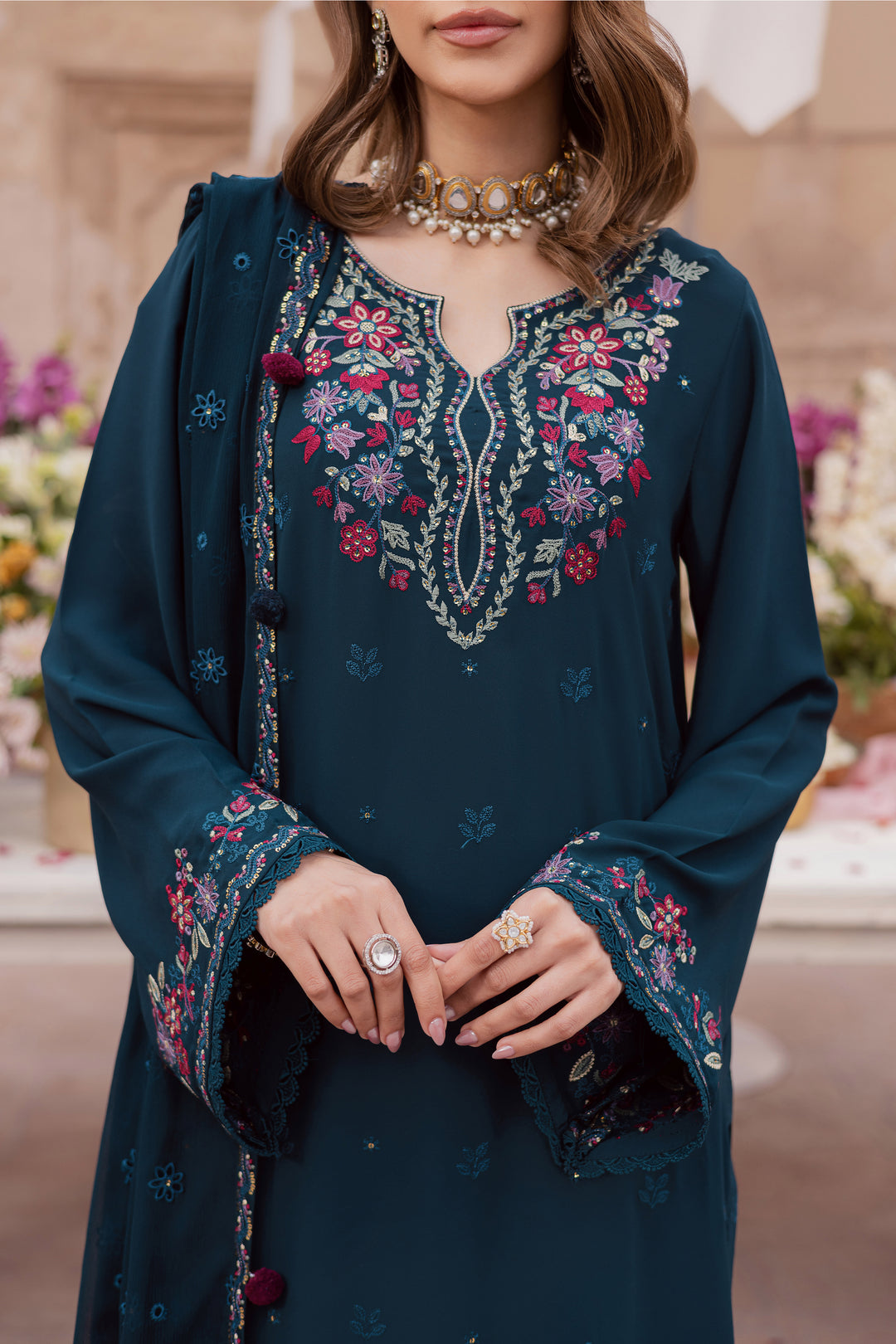 Elodia 3Pc - Festive Luxe Pret