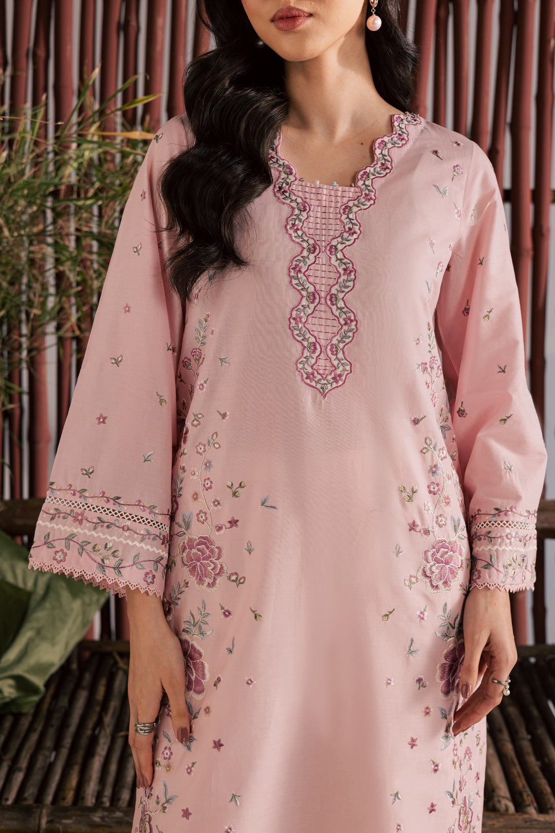 Mallow 2Pc - Embroidered Lawn Dress
