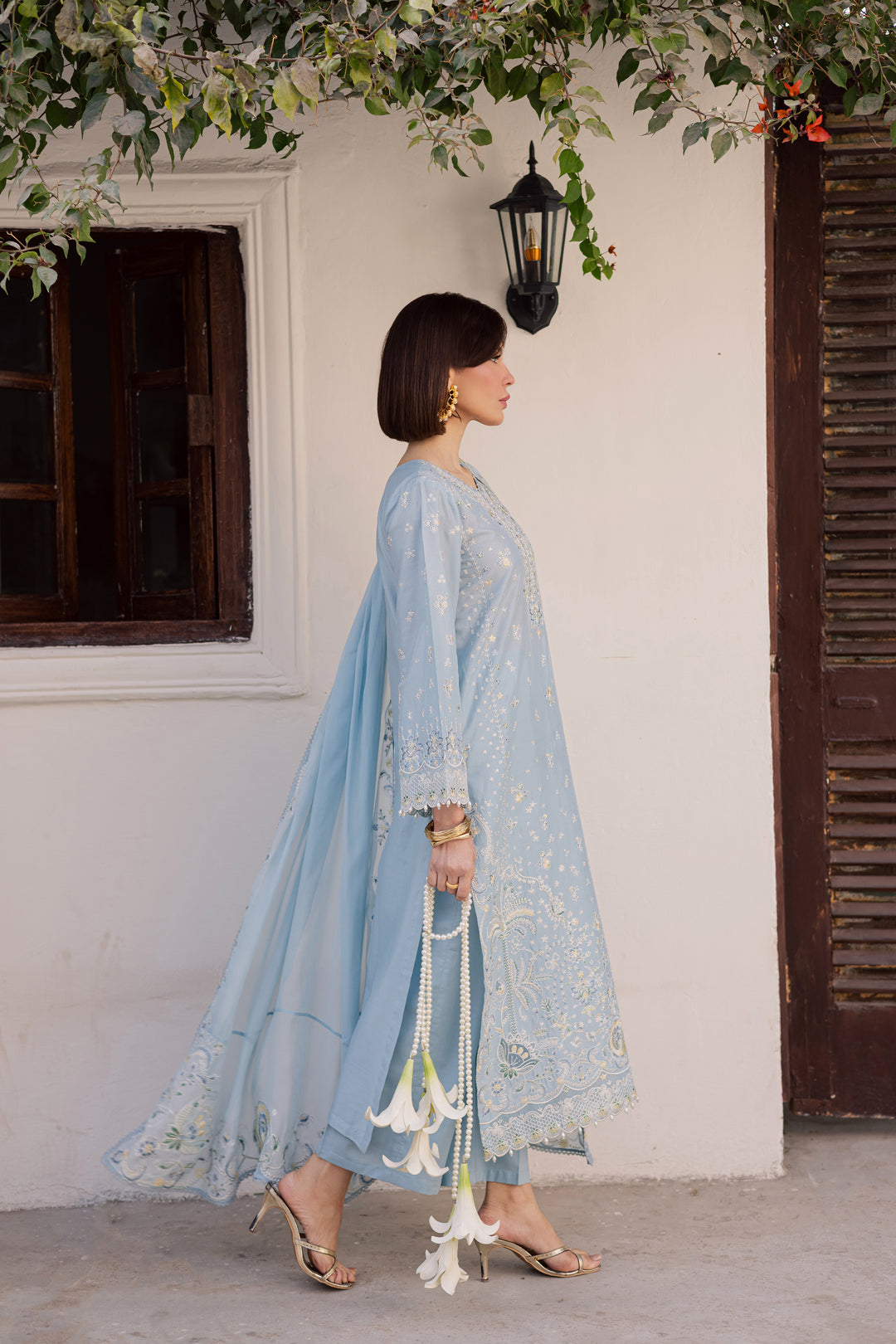 Prague 3Pc - Festive Embroidered Lawn