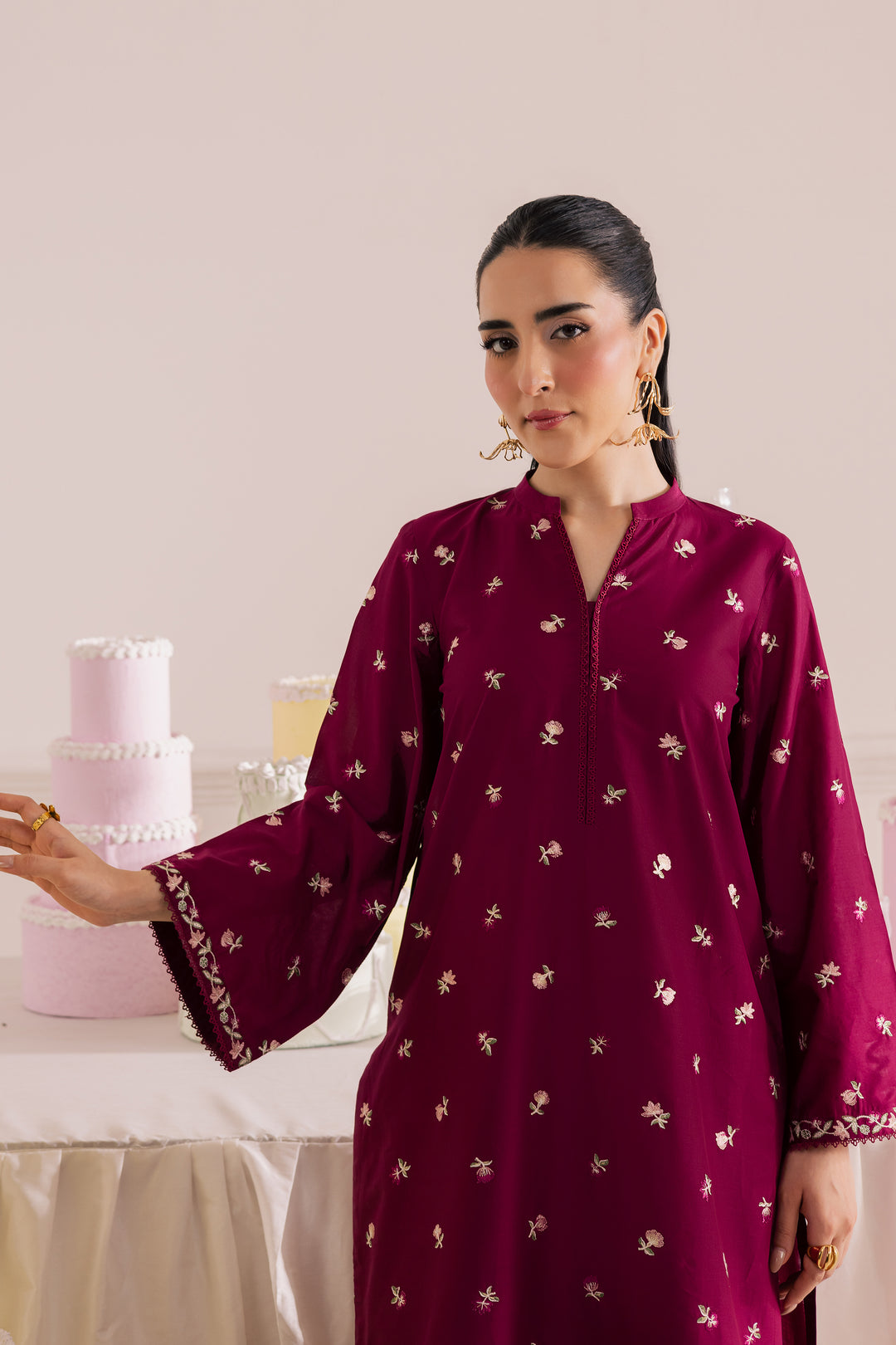 Marshal 2Pc - Embroidered Casual Pret