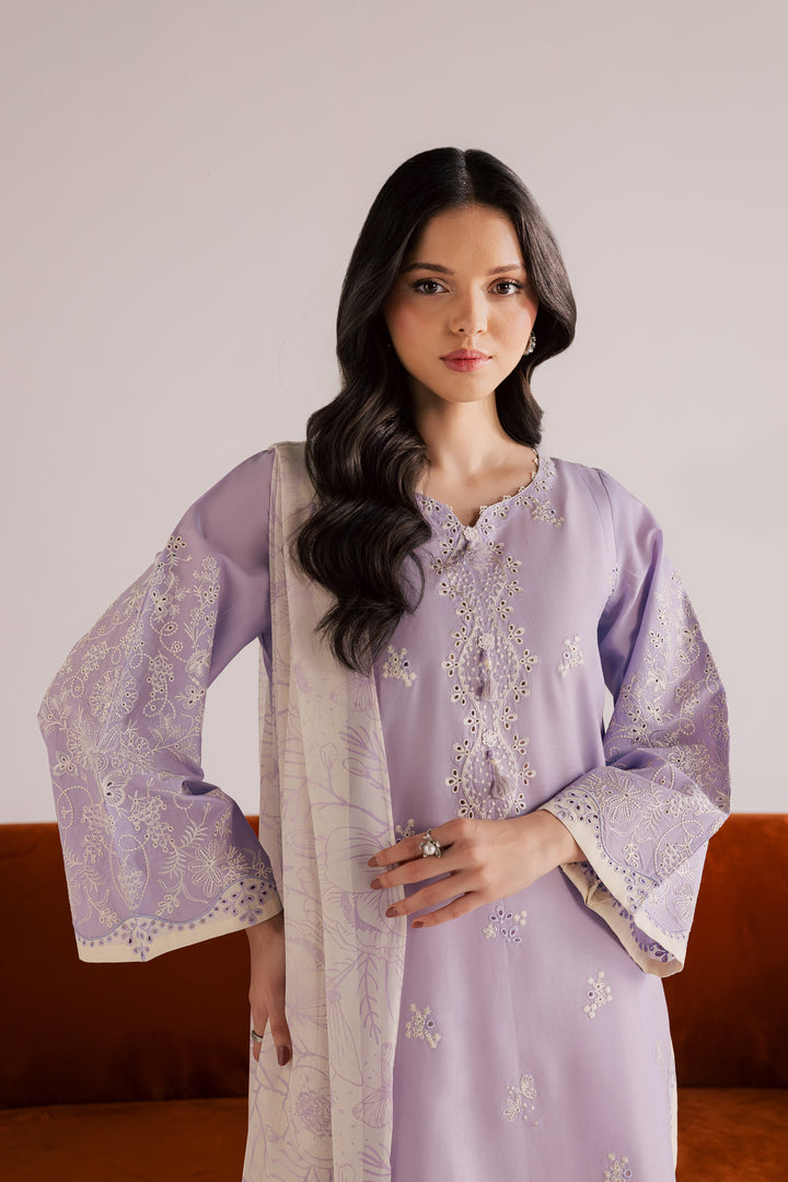Norway 3Pc - Embroidered Lawn Dress