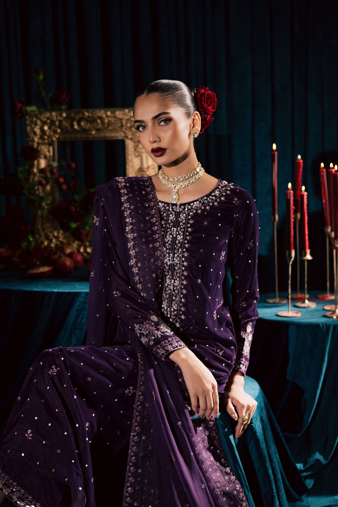 Odin 3Pc - Velvet Formal Dress