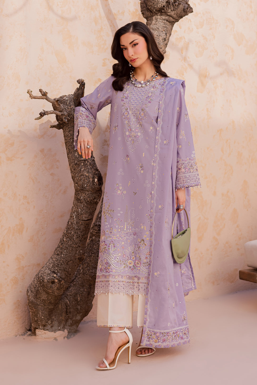 Bagh 3Pc - Festive Embroidered Lawn