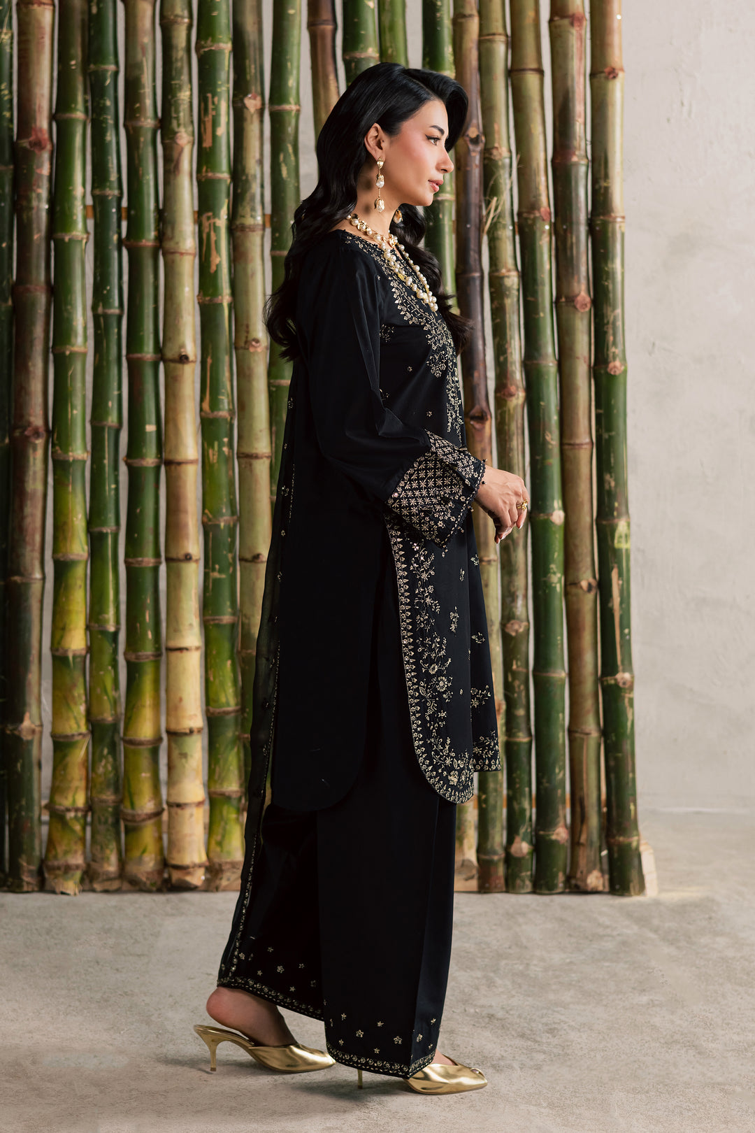 Ash 3Pc - Festive Embroidered Lawn
