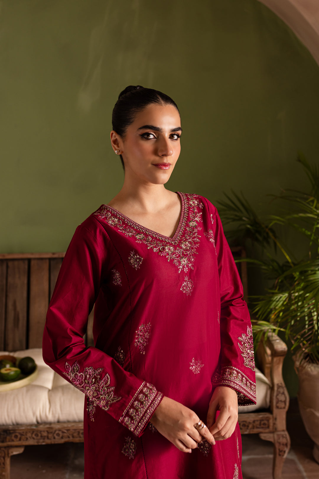 Maniya 2Pc - Embroidered Lawn Dress