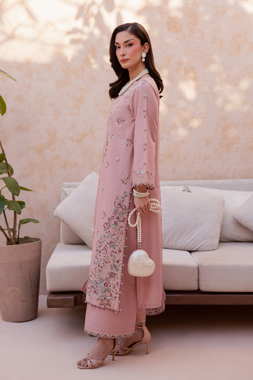 Candis 3Pc - Festive Embroidered Lawn