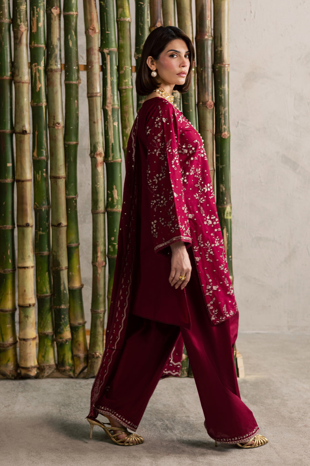 Amman 3Pc - Festive Embroidered Lawn