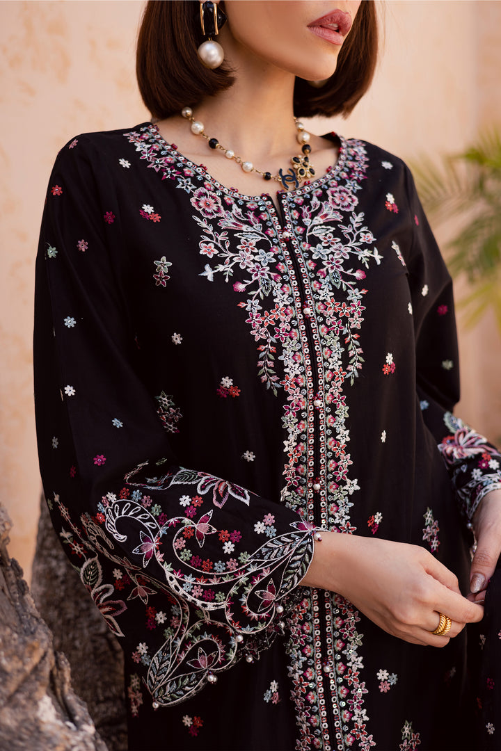 Aelin 3Pc - Festive Embroidered Lawn