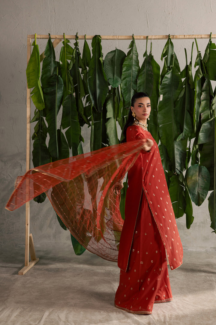 Malta 3Pc - Festive Embroidered Lawn