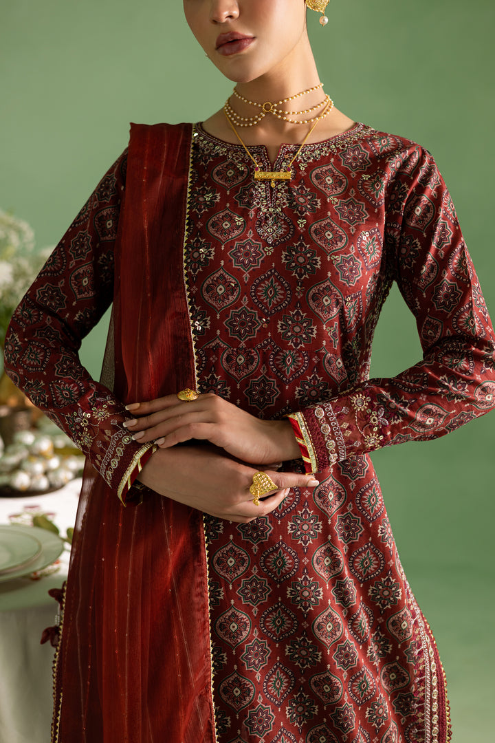 Ariel 3Pc - Printed Lawn Dress