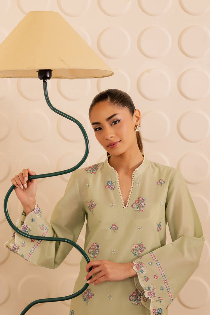 Sage Whisper 2pc - Embroidered Lawn Pret