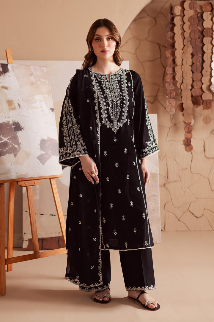 Starlight 3Pc - Embroidered Lawn Dress