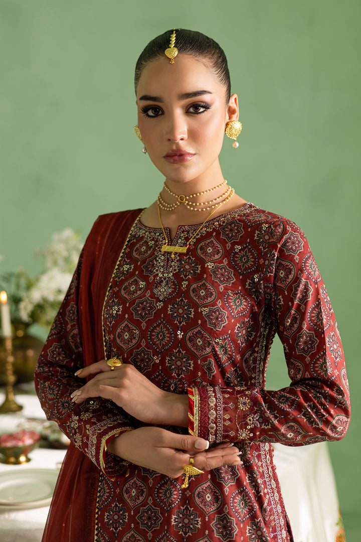 Ariel 3Pc - Printed Lawn Dress