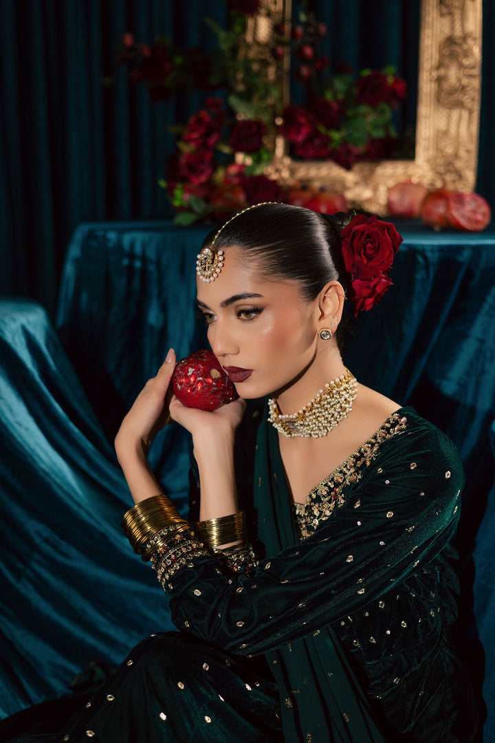 Masoori 3Pc - Velvet Formal Dress