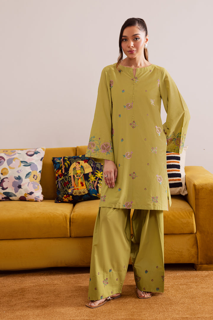 Annar 2Pc - Embroidered Casual Pret