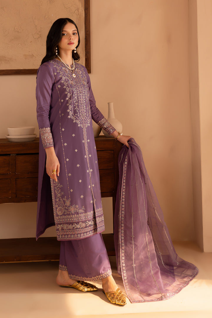 Khoyo 3Pc - Embroidered Lawn Dress