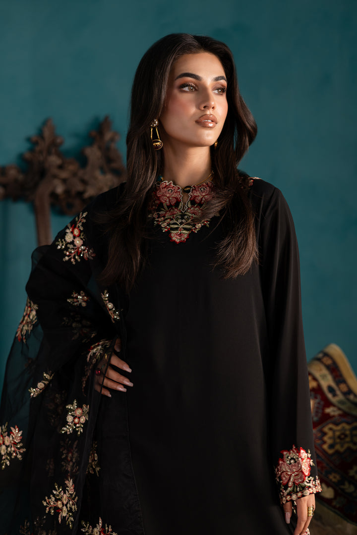 Black Dove 3Pc - Georgette Luxe Pret