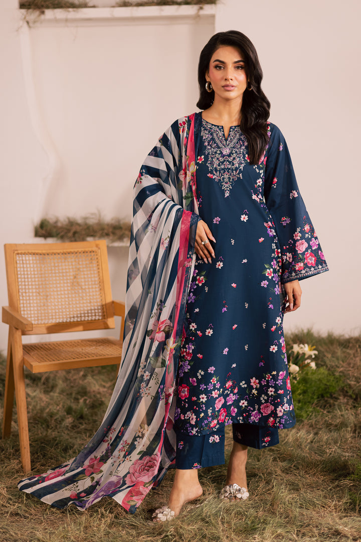 Amber 3Pc - Printed Lawn Dress