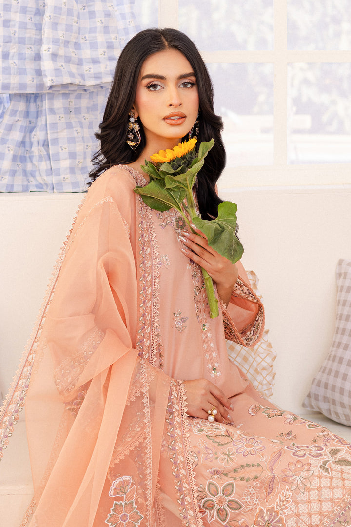 Joye 3Pc - Embroidered Lawn Dress