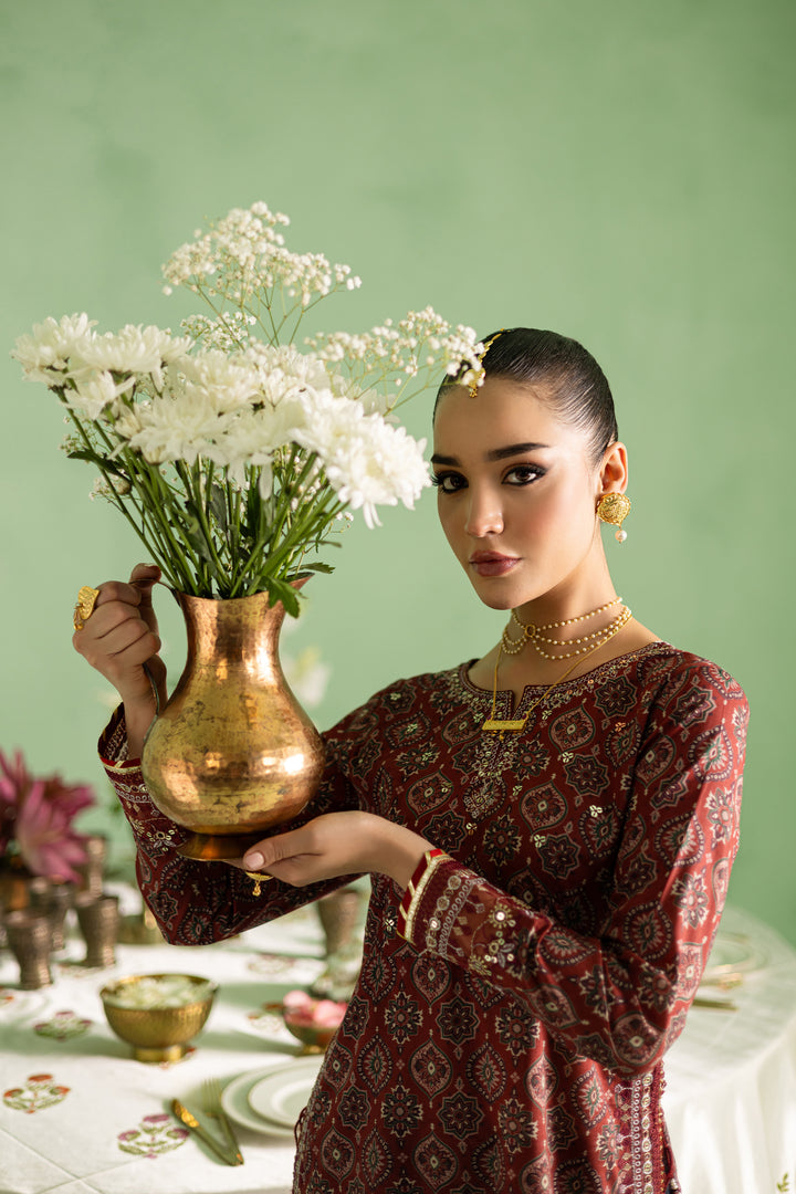 Ariel 3Pc - Printed Lawn Dress