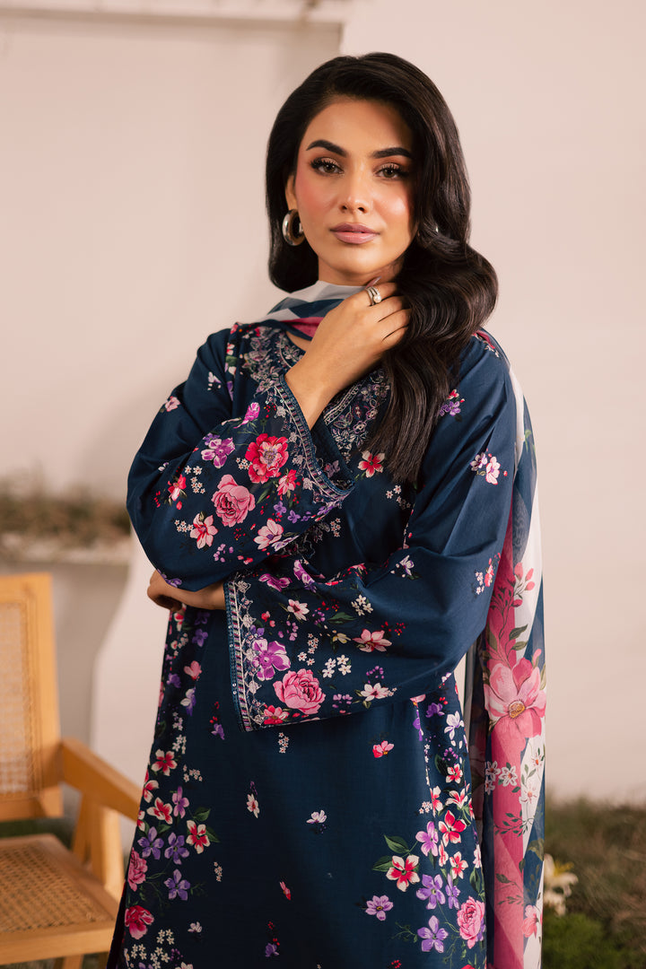 Amber 3Pc - Printed Lawn Dress
