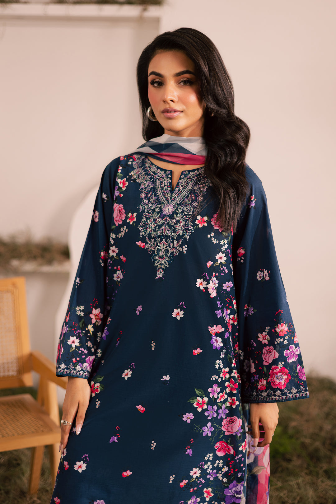Amber 3Pc - Printed Lawn Dress