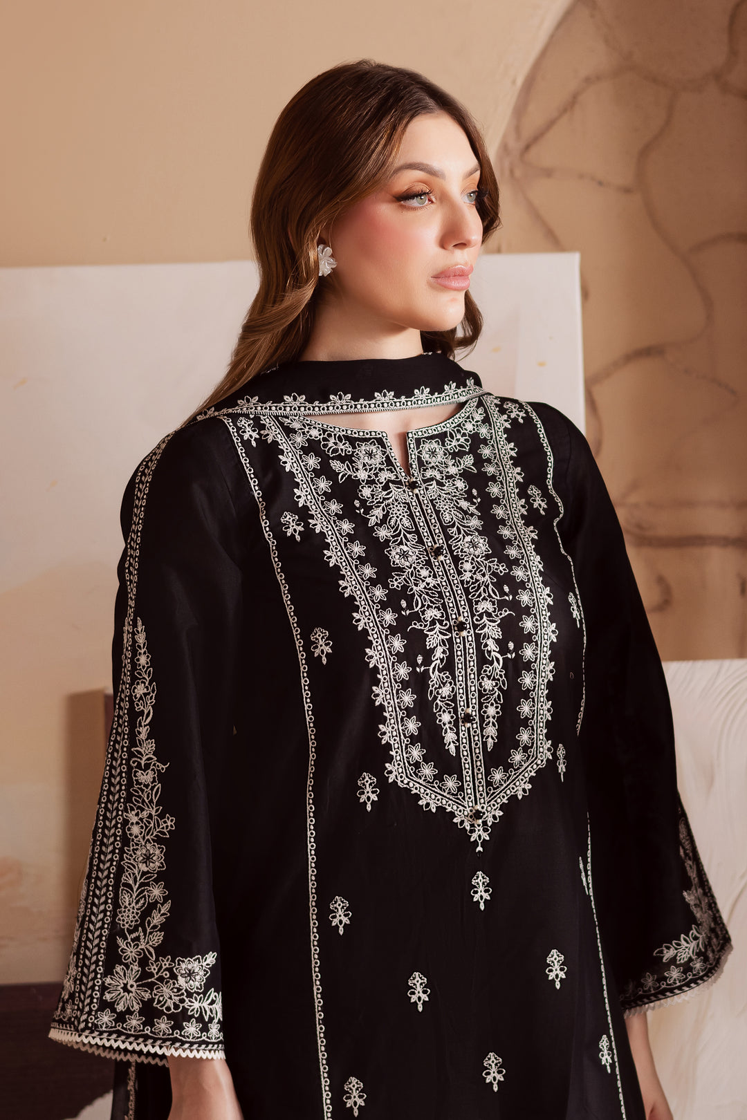 Starlight 3Pc - Embroidered Lawn Dress
