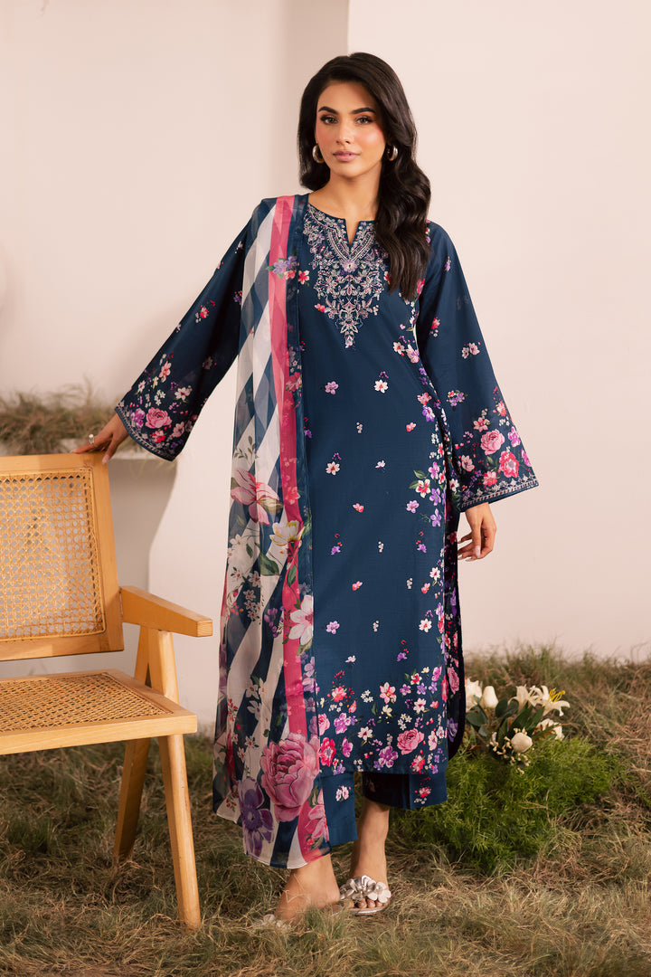 Amber 3Pc - Printed Lawn Dress
