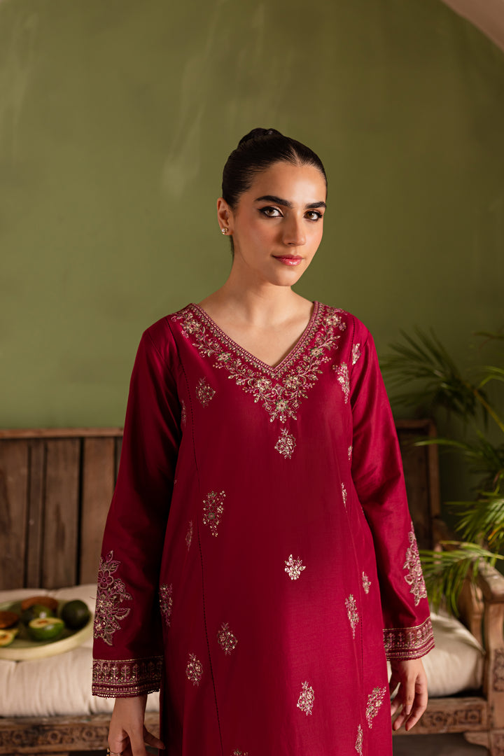 Maniya 2Pc - Embroidered Lawn Dress