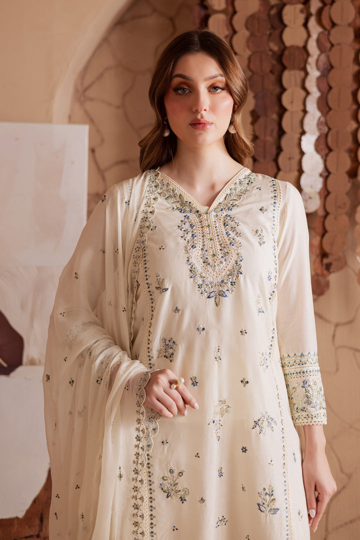 Jasmine 3Pc - Embroidered Lawn Dress