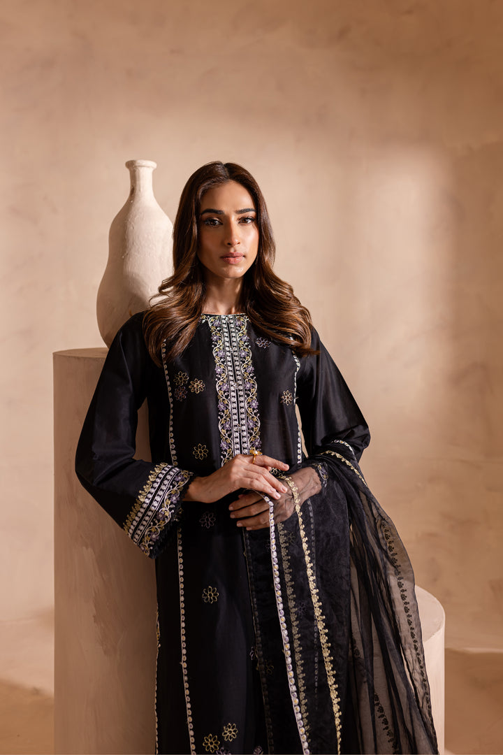 Navaeh 3Pc - Embroidered Lawn Dress