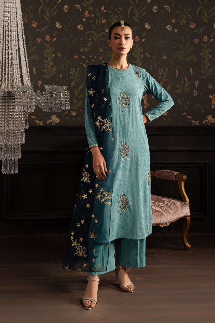 Abyaz 3Pc - Georgette Formal Dress