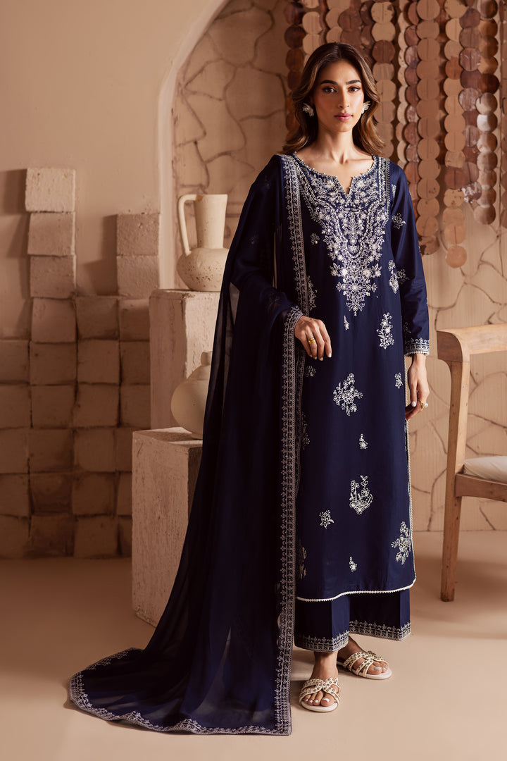Miraye 3Pc - Embroidered Lawn Dress