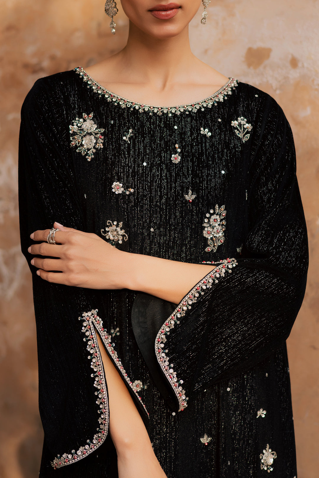 Ava 2Pc - Velvet Formal Dress