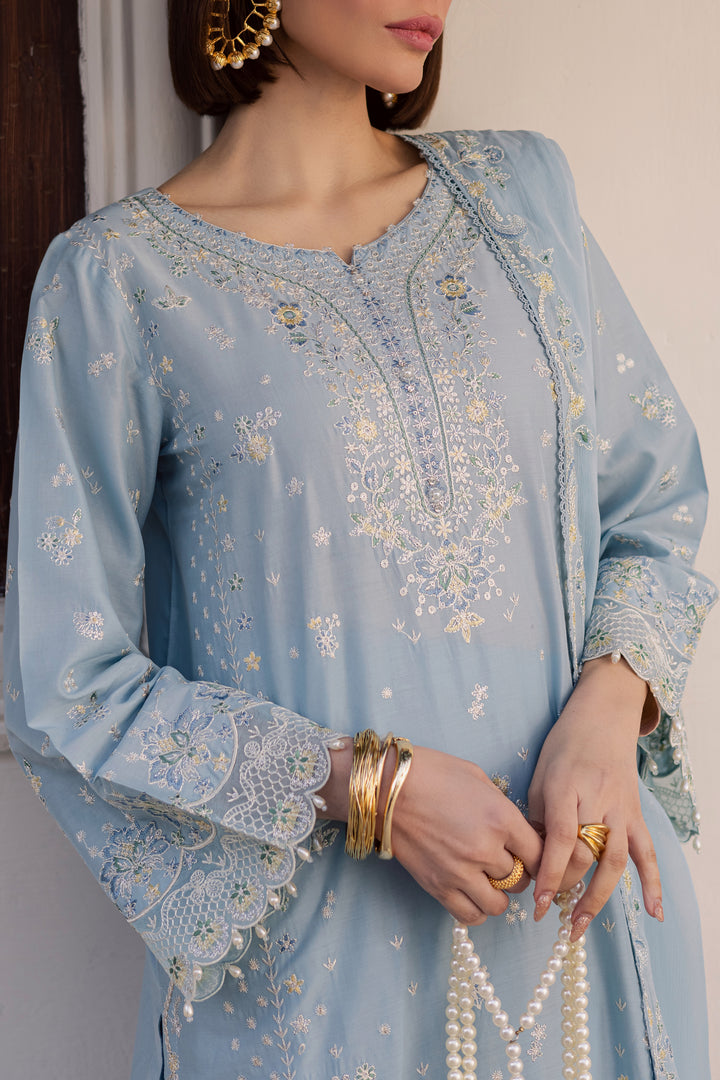 Prague 3Pc - Festive Embroidered Lawn