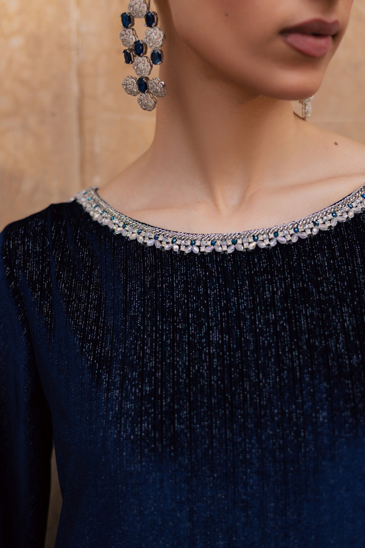 Ellia 2Pc - Velvet Formal Dress