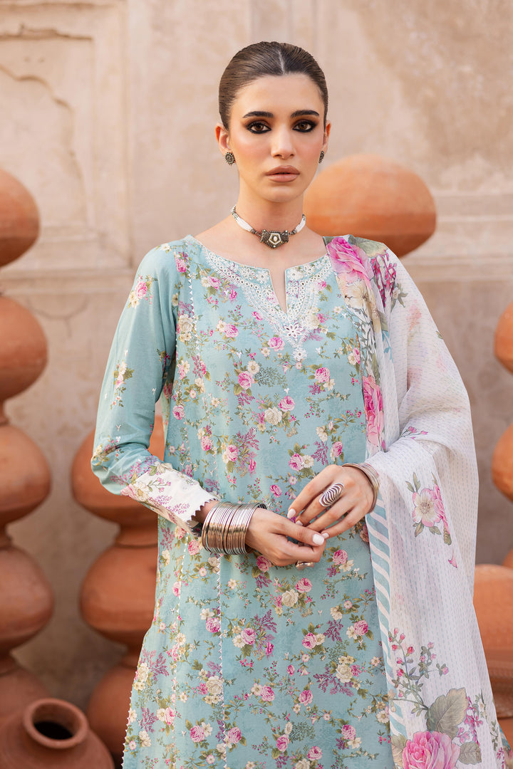 Maysa 3Pc- Printed Lawn Dress