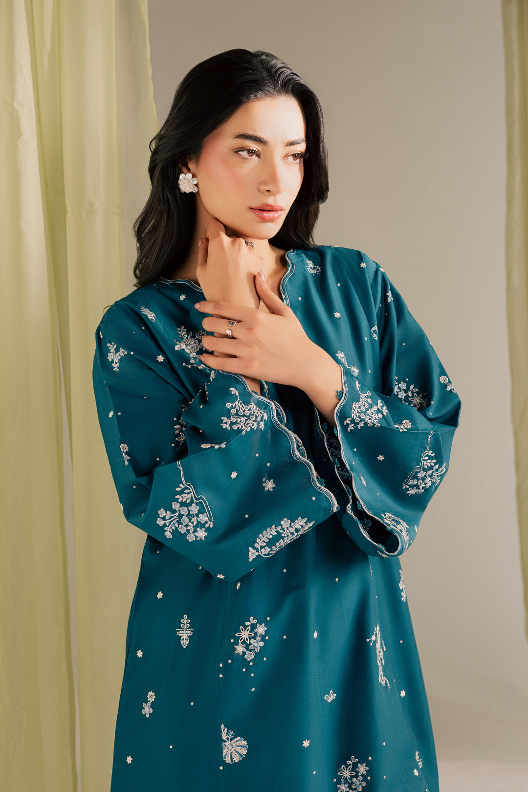 Sugar Sky 2Pc - Embroidered Lawn Dress