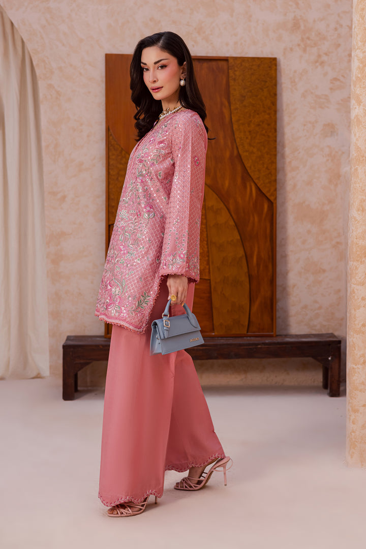 Taffy Blush 2Pc - Festive Embroidered Lawn