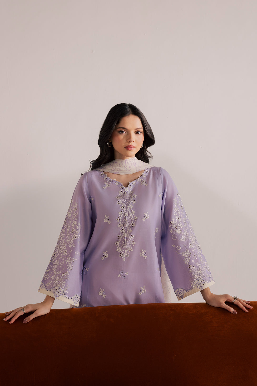 Norway 3Pc - Embroidered Lawn Dress