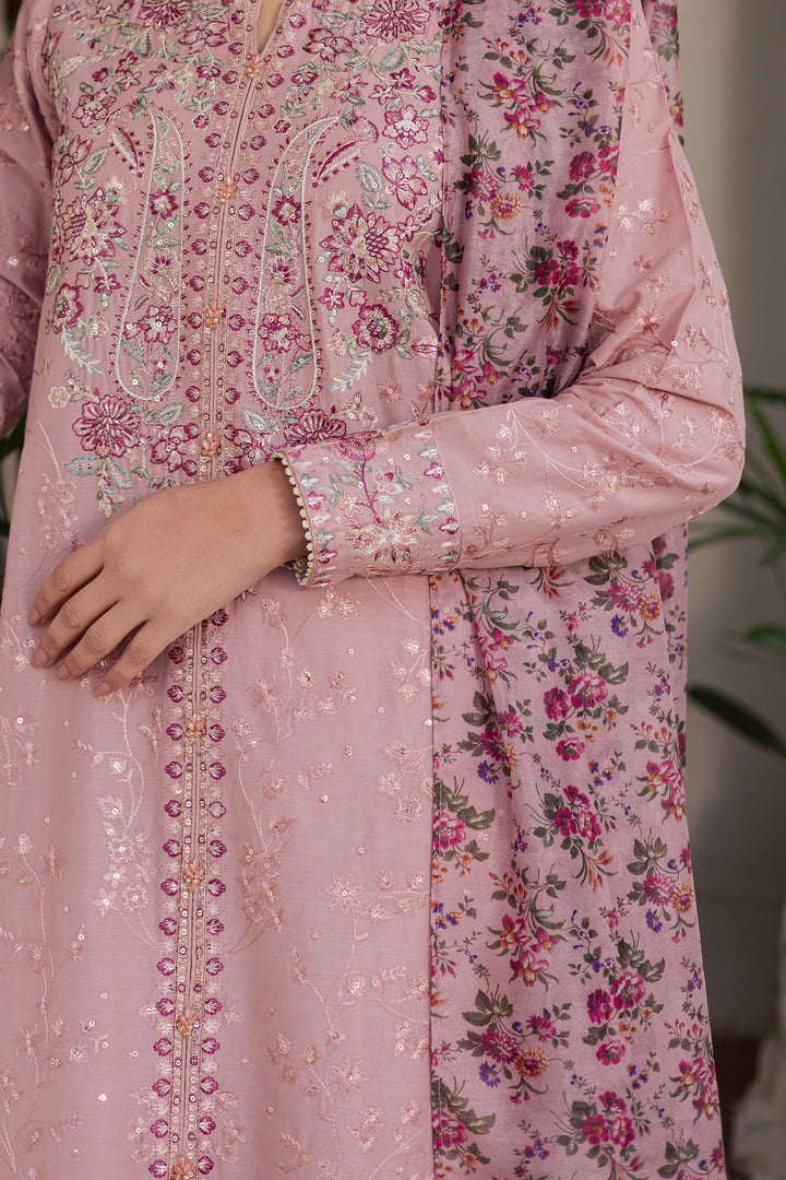 Rimi 3Pc - Festive Embroidered Lawn