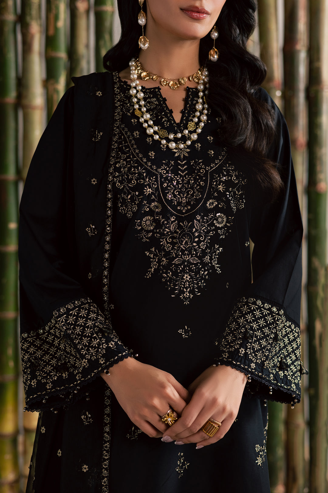 Ash 3Pc - Festive Embroidered Lawn