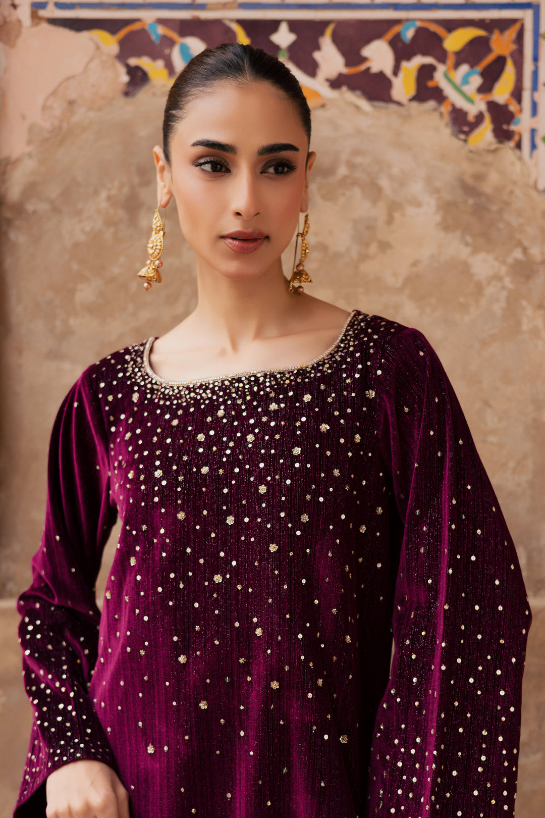 Rosa 2Pc - Velvet Formal Dress