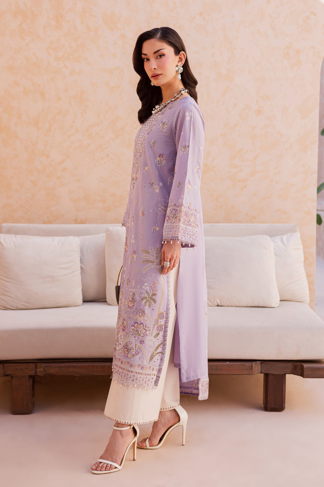 Bagh 3Pc - Festive Embroidered Lawn