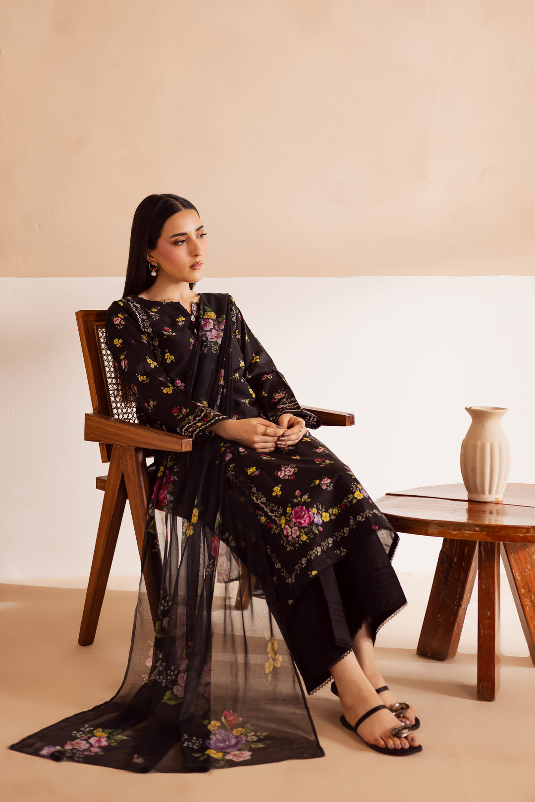 Utopia 3Pc - Printed Lawn Dress