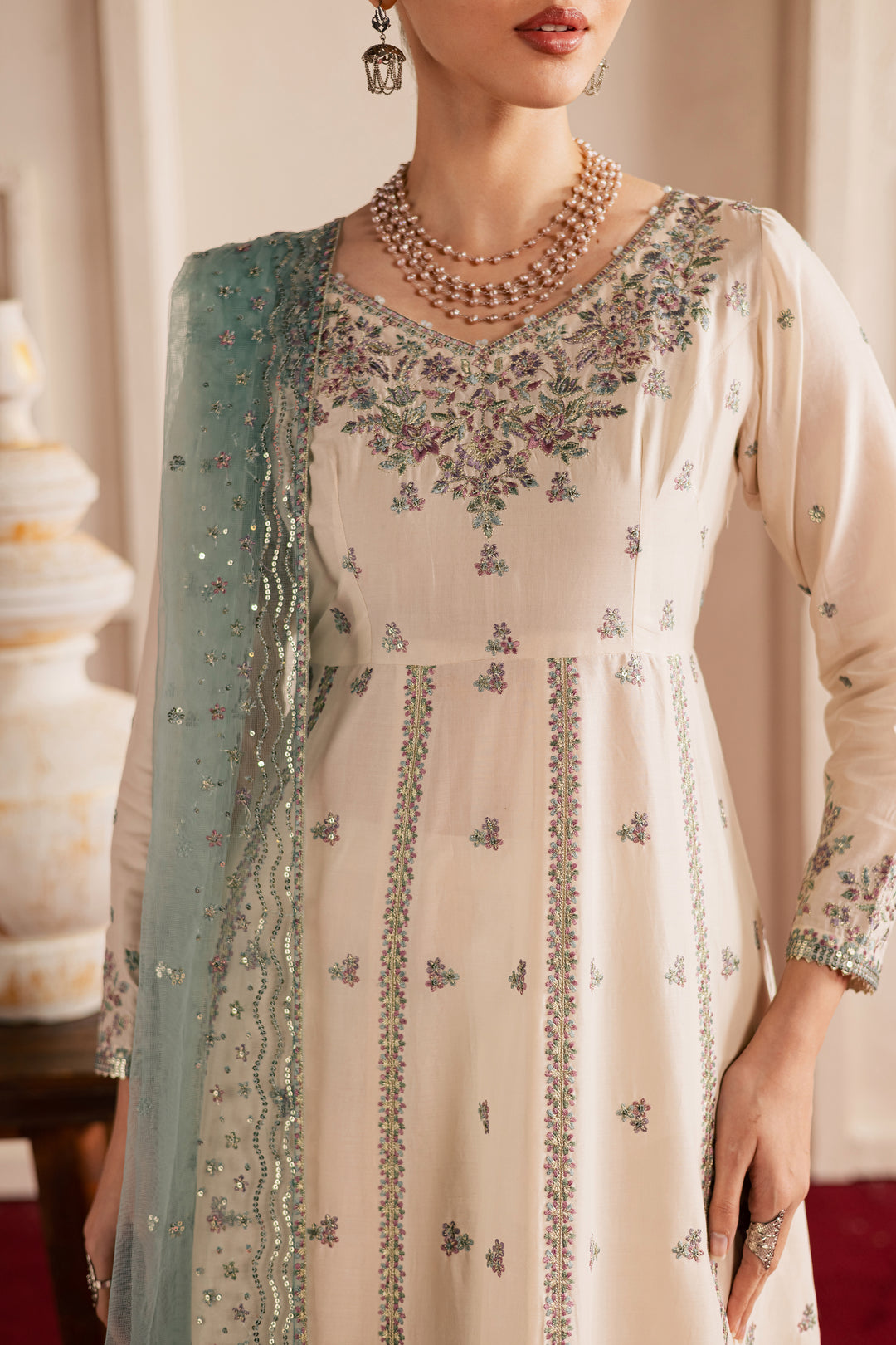 Sunehra 3Pc - Festive Embroidered Lawn