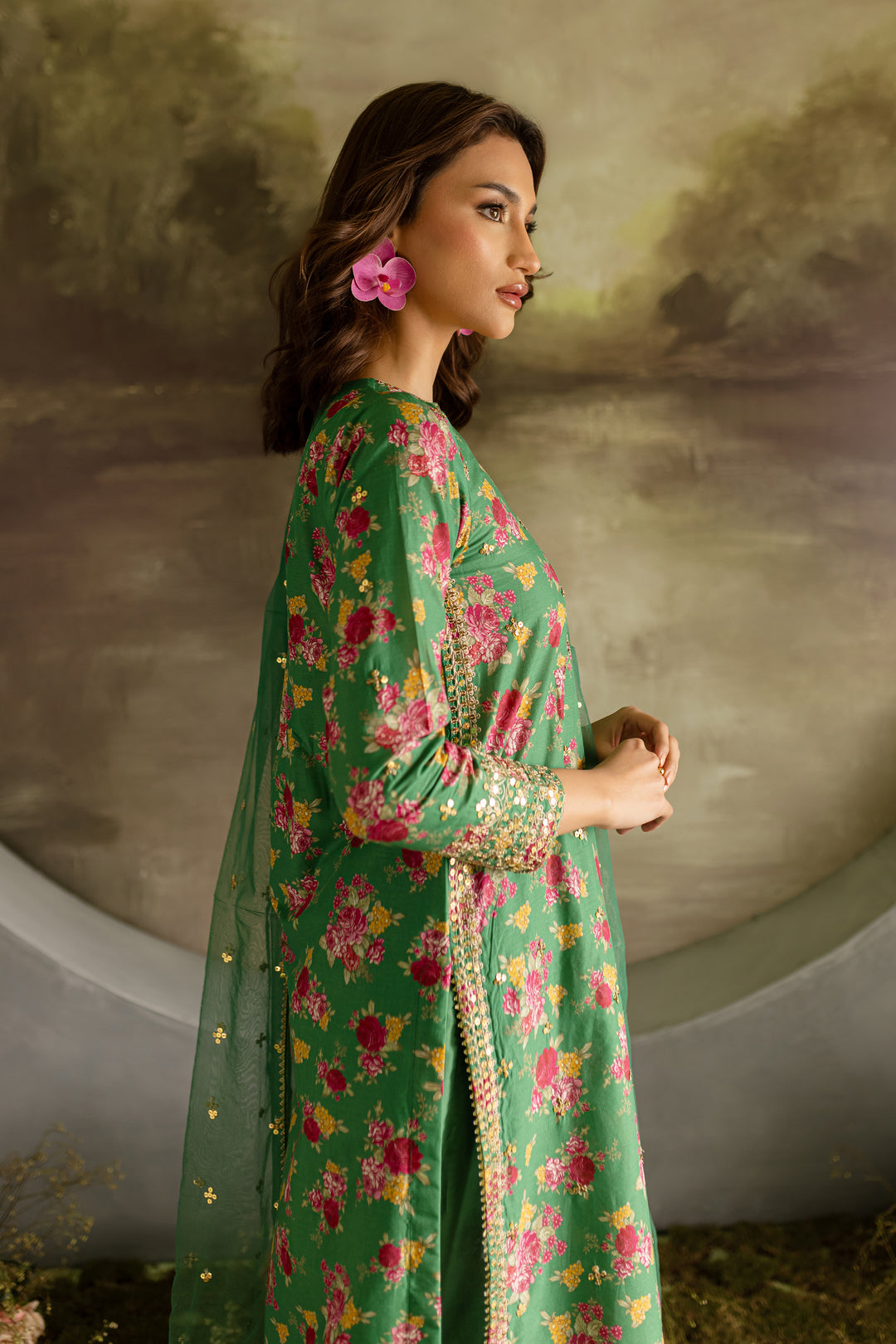 Araish 3Pc - Printed Lawn Dress