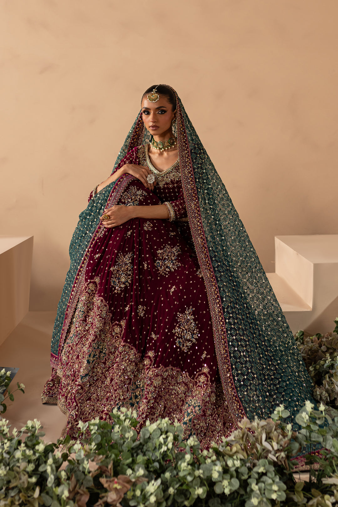 Shanaf 4PC - Bridal Dress